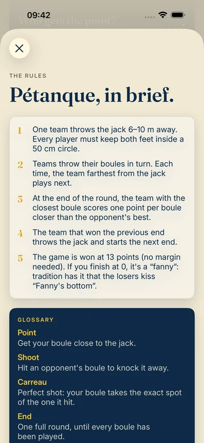 Game rules